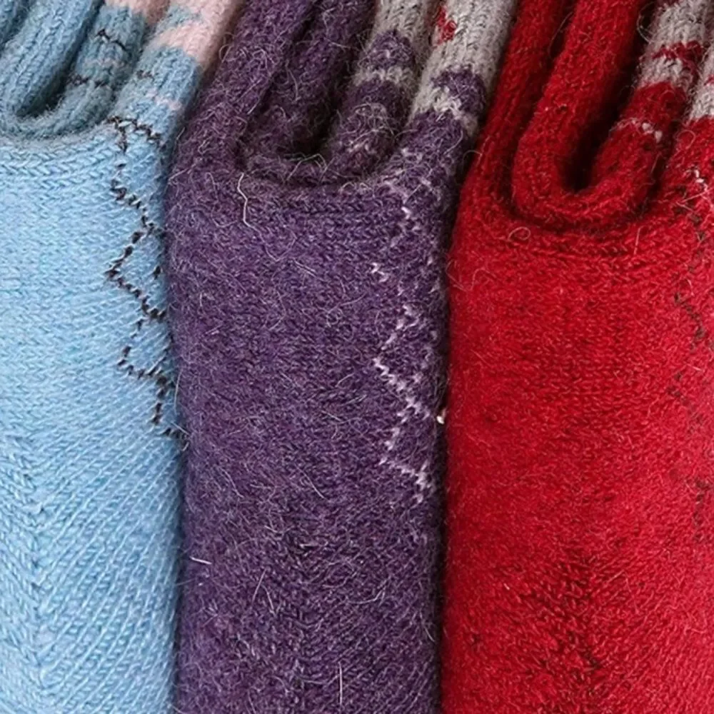 Scandinavian Style Merino Wool Blend Socks